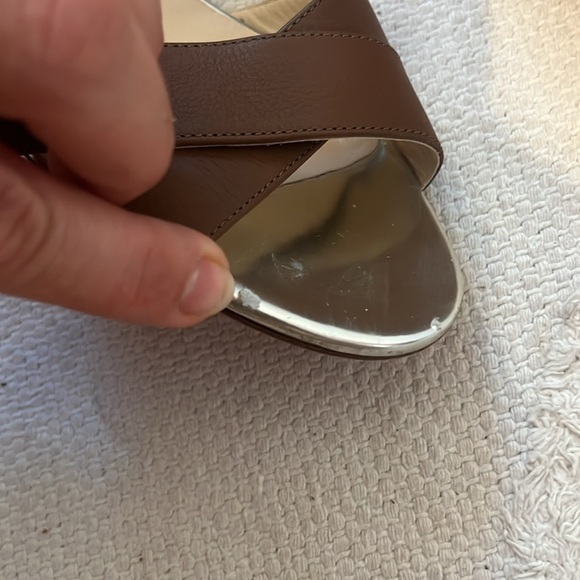 Jimmy Choo silver Heeled Sandals - Size 40 (9) - Picture 8 of 10